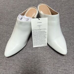 The Drop Women's Jordan Pointed Toe Block-Heeled Mule, Size 6.5